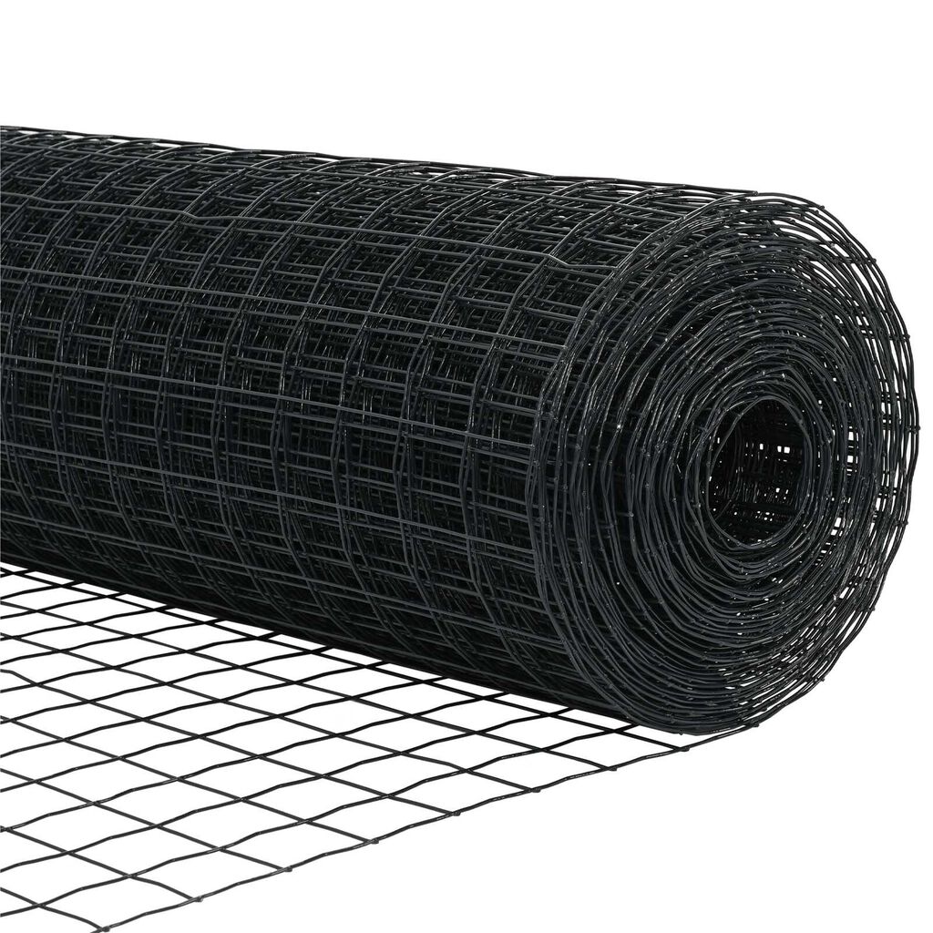 vidaXL Ευρωπαϊκή Περίφραξη με 7 Πόλους 1.4x10 μ Γαλβανισμένο Ατσάλι Γκρι