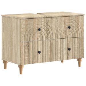 vidaXL &Nu;&tau;&omicron;&upsilon;&lambda;ά&pi;&alpha; &Nu;&iota;&pi;&tau;ή&rho;&alpha; M&pi;ά&nu;&iota;&omicron;&upsilon; ALKMAAR Sonoma &Delta;&rho;&upsilon;&sigmaf; 82 x 41 x 59 &epsilon;&kappa;