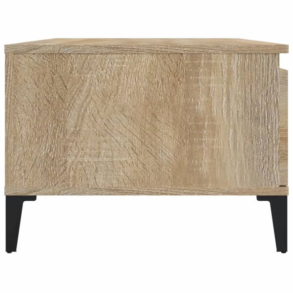 vidaXL Τραπεζάκι Σαλονιού Sonoma Δρυς 90x50x36,5 εκ. Επεξεργασμ. Ξύλο