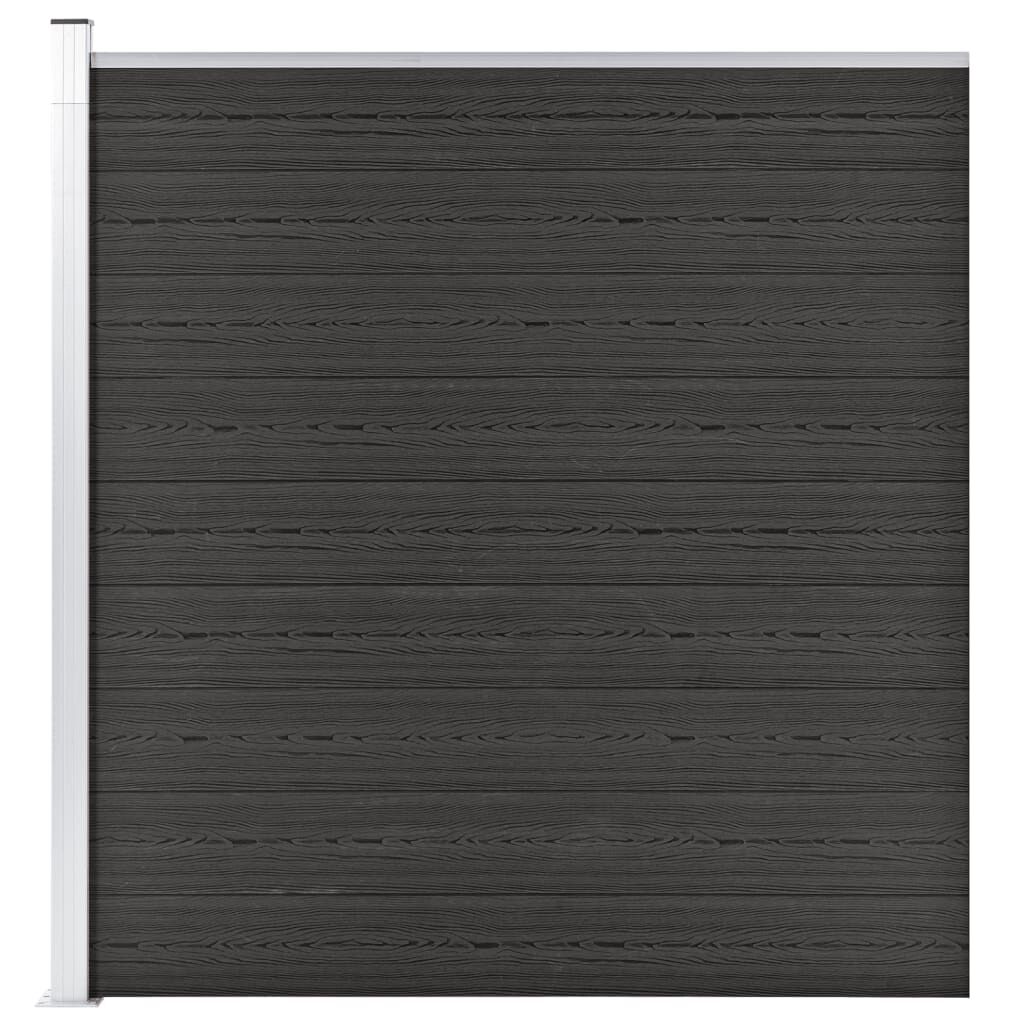 vidaXL Πάνελ Περίφραξης Γκρι 175 x 186 εκ. από WPC
