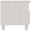 vidaXL Έπιπλο Τηλεόρασης HAMAR Λευκό 106x40x80 εκ. Μασίφ Ξύλο Πεύκου