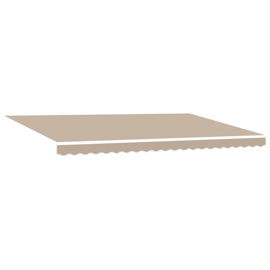 vidaXL Αυτόματη Ανασυρόμενη Τέντα Μπεζ 500x300 cm