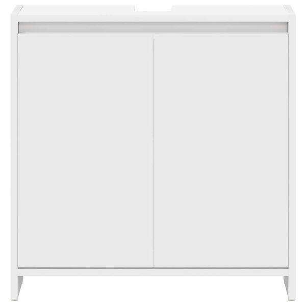 vidaXL Ντουλάπι Νιπτήρα Λευκό 60 x 33 x 61 εκ. από Επεξ. Ξύλο
