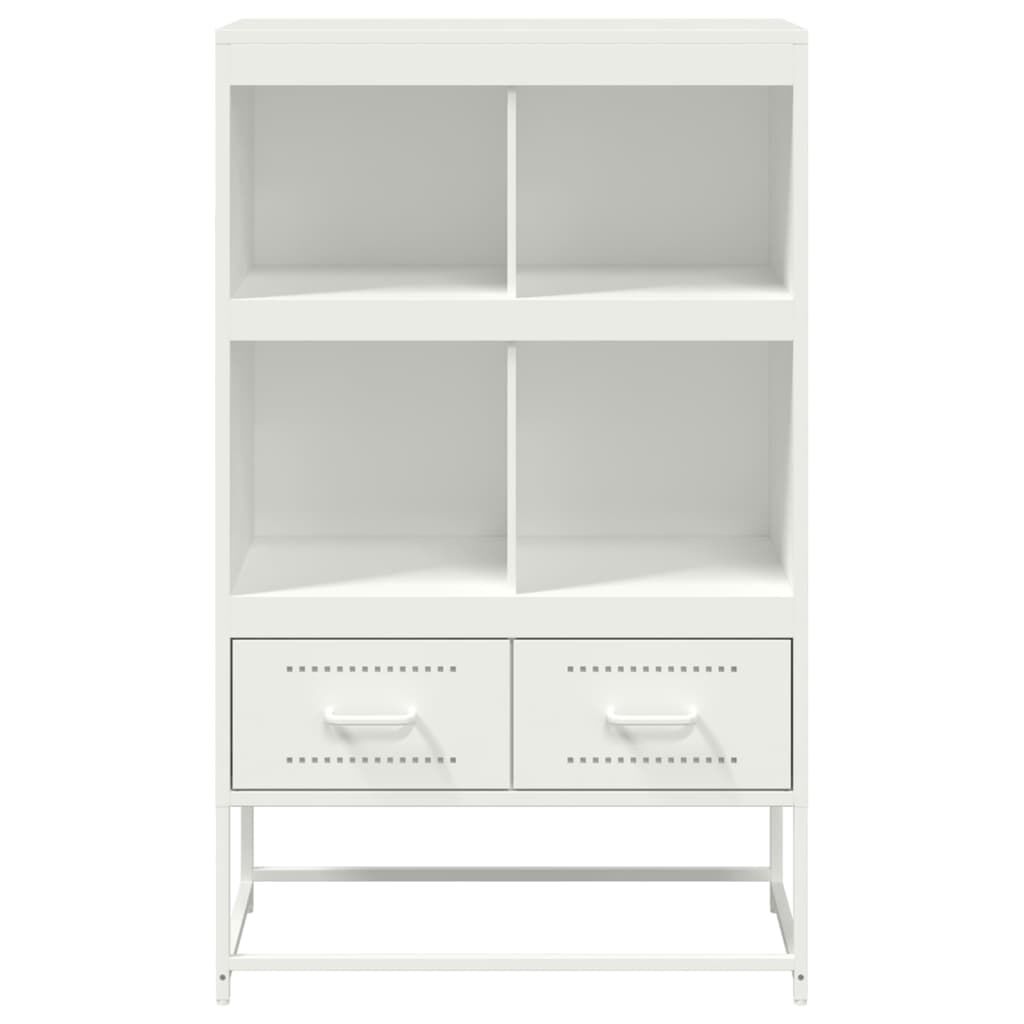 vidaXL Ντουλάπι Λευκό 68x39x111,5 εκ. από Χάλυβα