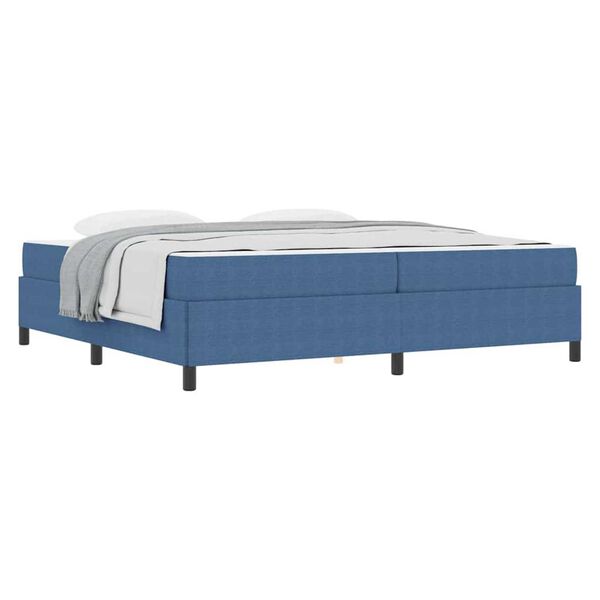 vidaXL Σκελετός Κρεβατιού Μπλε 200 x 200 cm Βελούδο