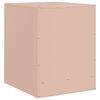 vidaXL Κομοδίνο Ροζ 34,5 x 39 x 44 εκ. από Χάλυβα
