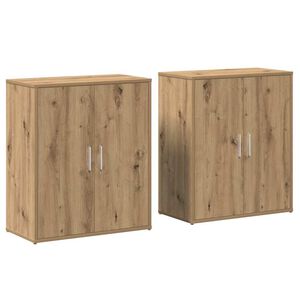 vidaXL &Pi;&lambda;&alpha;ϊ&nu;ό &gamma;&rho;&alpha;&phi;&epsilon;ί&omicron; 2 pcs Artisan Oak 60 x 31 x 70 &epsilon;&kappa;