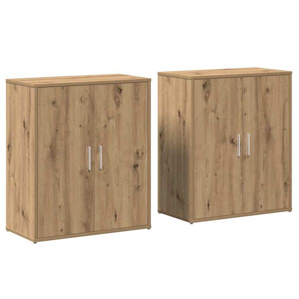 vidaXL &Pi;&lambda;&alpha;ϊ&nu;ό &gamma;&rho;&alpha;&phi;&epsilon;ί&omicron; 2 pcs Artisan Oak 60 x 31 x 70 &epsilon;&kappa;