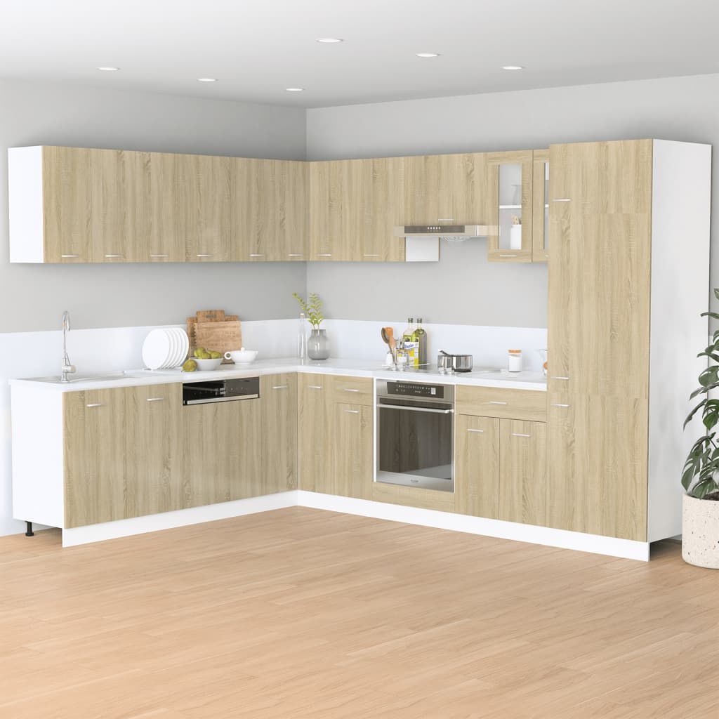 vidaXL Ντουλάπι Κρεμαστό Lyon Sonoma Δρυς 80 x 31 x 60εκ. από