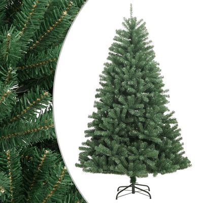vidaXL Χριστουγεννιάτικο Δέντρο Τεχνητό Αρθρωτό Με Βάση Πράσινο 120εκ.
