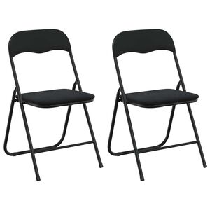vidaXL &Pi;&tau;&upsilon;&sigma;&sigma;ό&mu;&epsilon;&nu;&eta; &Kappa;&alpha;&rho;έ&kappa;&lambda;&alpha; 2 pcs &Mu;&alpha;ύ&rho;&omicron; 48 x 44 x 78 &epsilon;&kappa; &Beta;&epsilon;&lambda;&omicron;ύ&delta;&omicron;