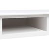 vidaXL Γραφείο Λευκό 108 x 45 x 76 εκ. από Μασίφ Ξύλο Παυλώνιας