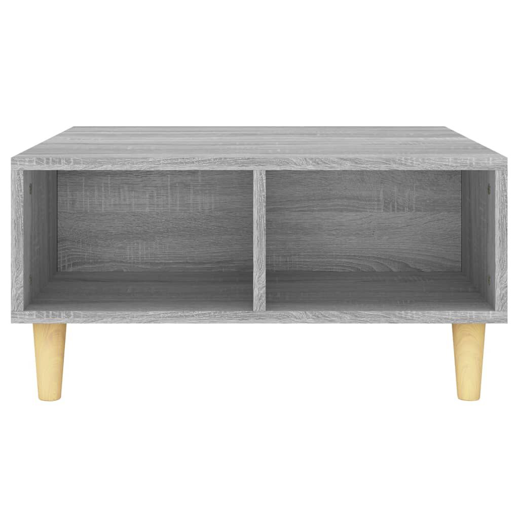 vidaXL Τραπεζάκι Σαλονιού Γκρι Sonoma 60 x 60 x 30 εκ. από Μοριοσανίδα