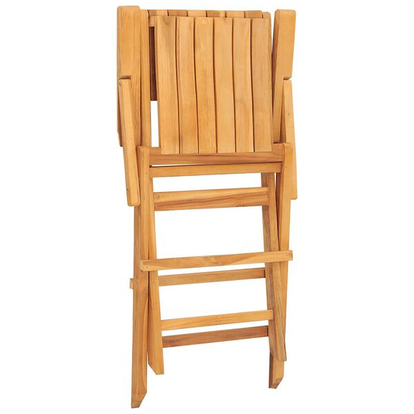 vidaXL Καρέκλες Κήπου Πτυσσόμενες 6 τεμ. 55x61x90 εκ. Μασίφ Ξύλο Teak