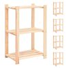 vidaXL &Rho;&alpha;&phi;&iota;έ&rho;&epsilon;&sigmaf; 3 &Epsilon;&pi;&iota;&pi;έ&delta;&omega;&nu; 5 &tau;&epsilon;&mu; 150 &kappa;. 60x38x90 &epsilon;&kappa;. &Mu;&alpha;&sigma;ί&phi; &Xi;ύ&lambda;&omicron; &Pi;&epsilon;ύ&kappa;&omicron;&upsilon;