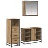 vidaXL &Sigma;&epsilon;&tau; &Epsilon;&pi;ί&pi;&lambda;&omega;&nu; &Mu;&pi;ά&nu;&iota;&omicron;&upsilon; 3 pcs Artisan Oak &Epsilon;&pi;&epsilon;&xi;&epsilon;&rho;&gamma;&alpha;&sigma;&mu;έ&nu;&omicron; &xi;ύ&lambda;&omicron;