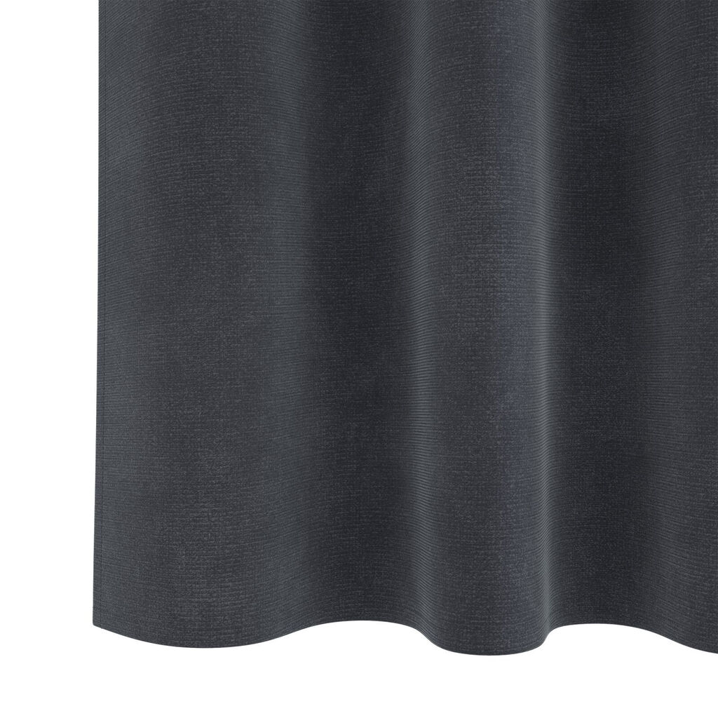 Curtains Blackout vidaXL με Ταινία Κορυφής 2 τεμάχια Ανοιχτό Γκρι Βελούδο