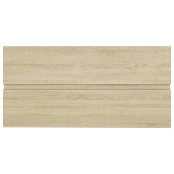vidaXL Ντουλάπι Νιπτήρα Sonoma Δρυς 90 x 38,5 x 45 εκ. από Επεξ. Ξύλο