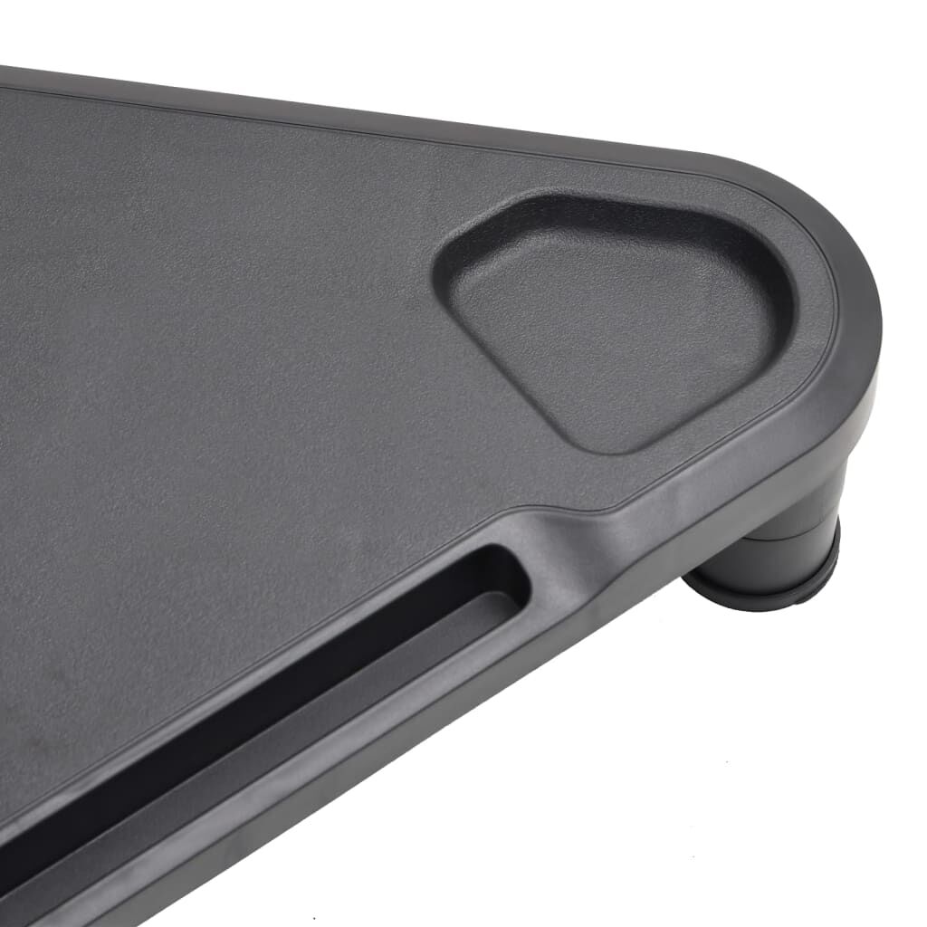 vidaXL Γωνιακή Βάση Οθόνης Μαύρη 49 x 28 x 10,5 εκ.