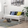 vidaXL Καναπές Κρεβάτι Λευκός 2 x (90 x 200) εκ. από Μασίφ Ξύλο Πεύκου