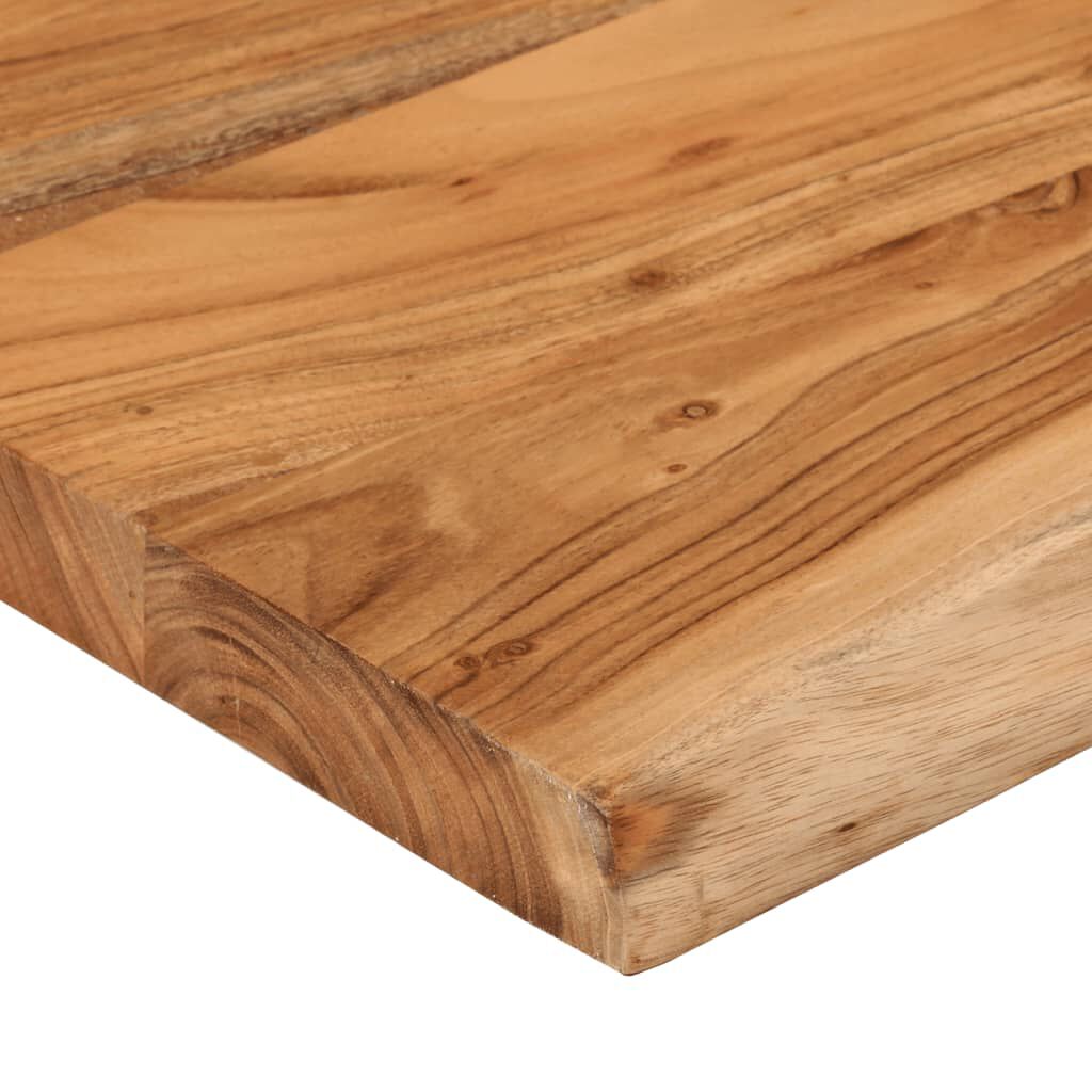 vidaXL Ράφι Επιτοίχιο Ορθ. Live Edge 40x30x2,5 εκ. Μασίφ Ξύλο Ακακίας