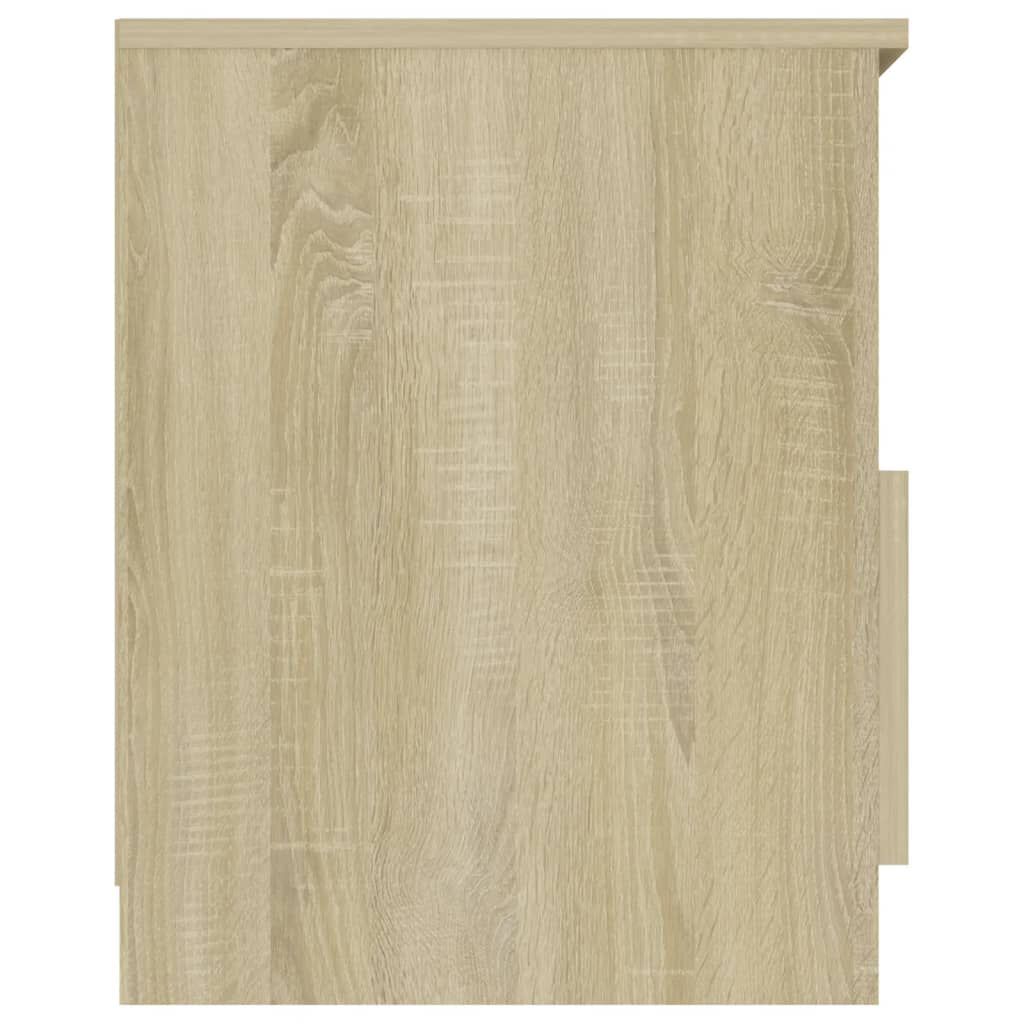 vidaXL Κομοδίνο Sonoma Δρυς 40 x 40 x 50 εκ. από Επεξ. Ξύλο
