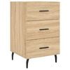 vidaXL Κομοδίνο Sonoma Δρυς 40 x 40 x 66 εκ. από Επεξεργασμένο Ξύλο