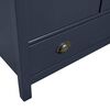vidaXL Ντουλάπα Hill Δίφυλλη Γκρι 89x50x170 εκ. Μασίφ Ξύλο Πεύκου
