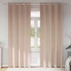 vidaXL &Kappa;&omicron;&upsilon;&rho;&tau;ί&nu;&epsilon;&sigmaf; &Mu;&alpha;ύ&rho;&eta;&sigmaf; Ύ&phi;&alpha;&nu;&sigma;&eta;&sigmaf; &mu;&epsilon; &Delta;&alpha;&chi;&tau;&upsilon;&lambda;ί&delta;&iota;&alpha; 2 pcs Taupe