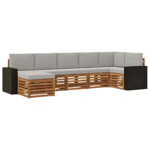 vidaXL &Sigma;&alpha;&lambda;&omicron;&nu;ά&kappa;&iota; &Gamma;&omega;&nu;&iota;&alpha;&kappa;&omicron;ύ &Kappa;&alpha;&nu;&alpha;&pi;έ 7 pcs &Phi;&upsilon;&sigma;&iota;&kappa;ό &kappa;&alpha;&iota; &Alpha;&nu;&omicron;&iota;&chi;&tau;ό &Gamma;&kappa;&rho;&iota;