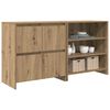 vidaXL &Pi;&lambda;&alpha;ϊ&nu;ό &gamma;&rho;&alpha;&phi;&epsilon;ί&omicron; 2 pcs Artisan Oak 70 x 41 x 75 &epsilon;&kappa;.