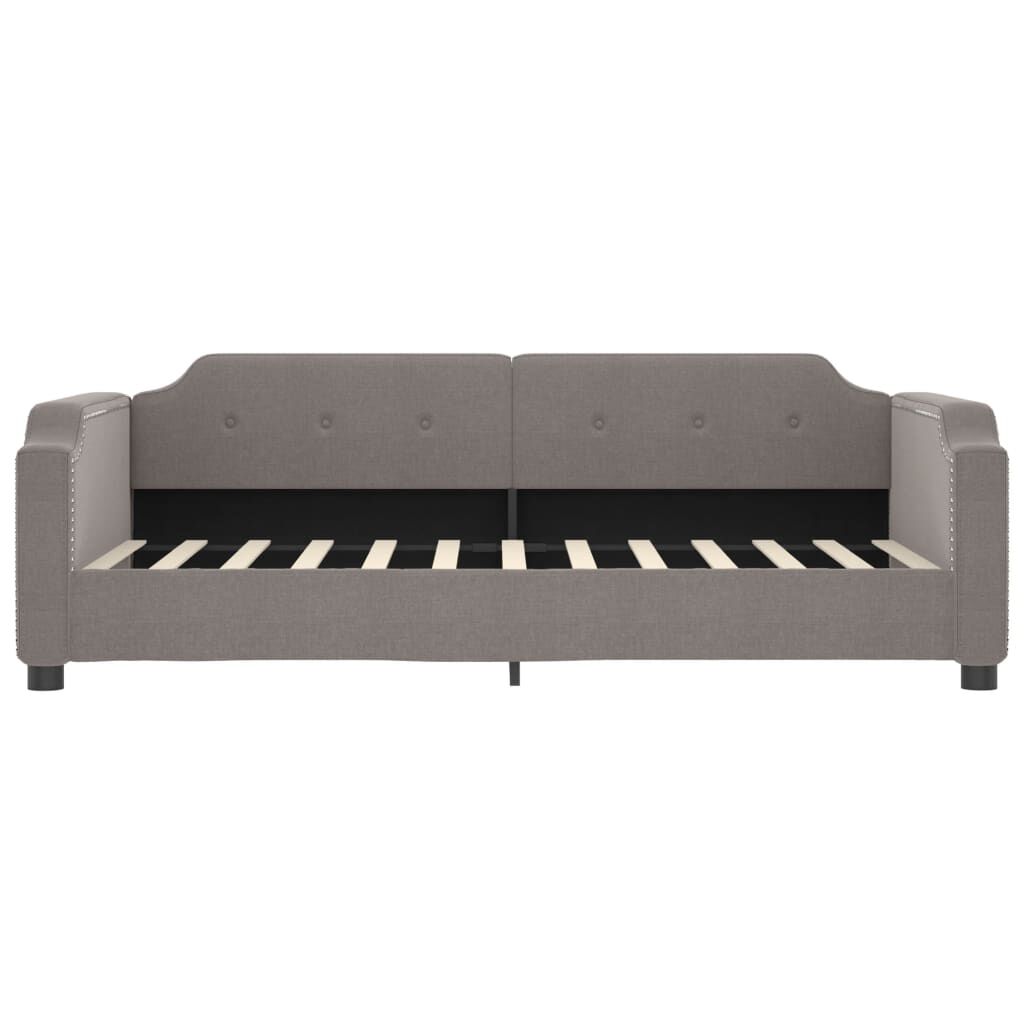 vidaXL Καναπές Κρεβάτι Taupe 100 x 200 εκ. Υφασμάτινος