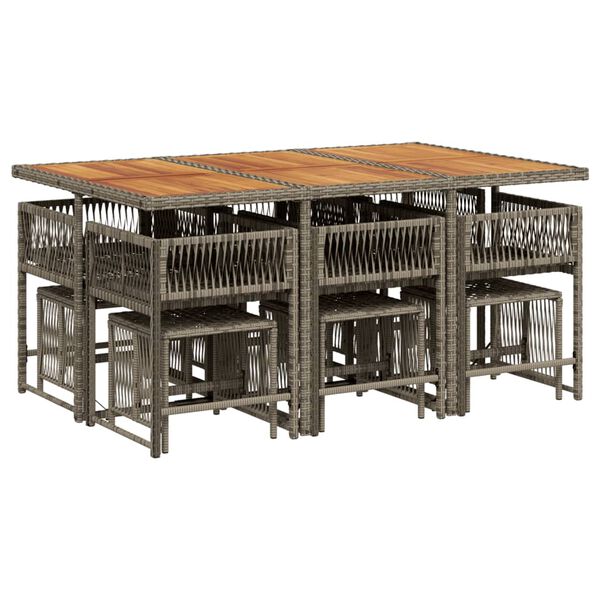 vidaXL &Sigma;&epsilon;&tau; &Tau;&rho;&alpha;&pi;&epsilon;&zeta;&alpha;&rho;ί&alpha;&sigmaf; &Kappa;ή&pi;&omicron;&upsilon; 11 &Tau;&epsilon;&mu;&alpha;&chi;ί&omega;&nu; &Gamma;&kappa;&rho;&iota; &Sigma;&upsilon;&nu;&theta;. &Rho;&alpha;&tau;ά&nu; &mu;&epsilon; &Mu;&alpha;&xi;&iota;&lambda;ά&rho;&iota;&alpha;