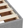 vidaXL Κρεβάτι Boxspring με Στρώμα Ανοιχτό Γκρι 80x200 εκ. Υφασμάτινο