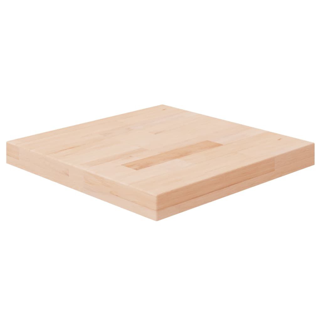 vidaXL Επιφάνεια Τραπεζιού Τετράγωνη 40x40x4 εκ. Μασίφ Ξύλο Δρυς