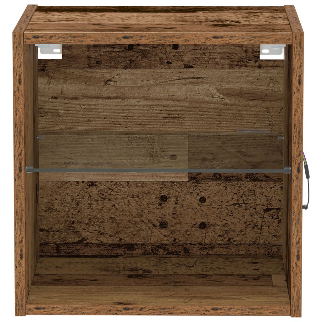 Floating Shelf από παλιό ξύλο 40x28,5x40 εκ. Κατασκευασμένο από MDF