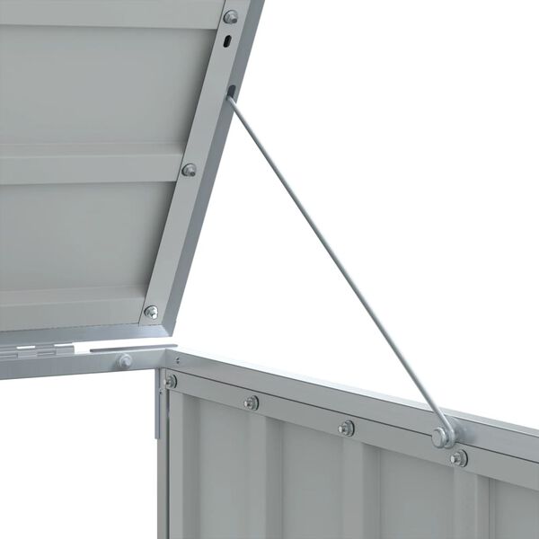 vidaXL Πλαίσιο Κάδων Απορριμμάτων 1 Κάδος Καφέ 72x81x115 εκ. Ατσάλι