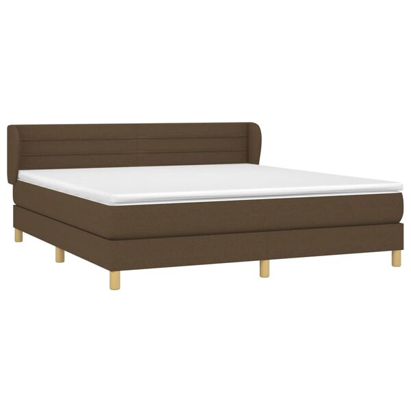 vidaXL &Kappa;&rho;&epsilon;&beta;ά&tau;&iota; Boxspring &mu;&epsilon; &Sigma;&tau;&rho;ώ&mu;&alpha; &Sigma;&kappa;&omicron;ύ&rho;&omicron; &Kappa;&alpha;&phi;έ 180x200 &epsilon;&kappa; &Upsilon;&phi;&alpha;&sigma;&mu;ά&tau;&iota;&nu;&omicron;