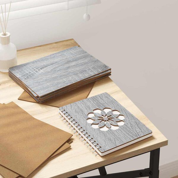 vidaXL Διακοσμητικά Πάνελ 50 pcs Γκρι sonoma 21 x 30 x 0.3 εκ