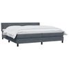 vidaXL Box Spring &Kappa;&rho;&epsilon;&beta;ά&tau;&iota; &mu;&epsilon; &sigma;&tau;&rho;ώ&mu;&alpha; &Sigma;&kappa;&omicron;ύ&rho;&omicron; &gamma;&kappa;&rho;&iota; 200x220 cm &Beta;&epsilon;&lambda;&omicron;ύ&delta;&iota;&nu;&omicron;