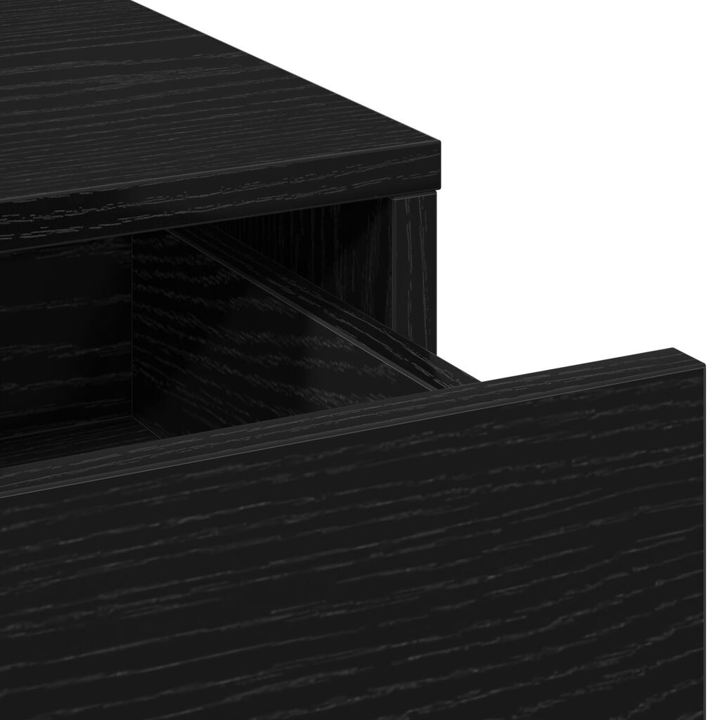 vidaXL Ψηλό Ντουλάπι σε Μαύρη Δρυ - 40x41x135 εκ., Κατασκευασμένο από Επεξεργασμένο Ξύλο