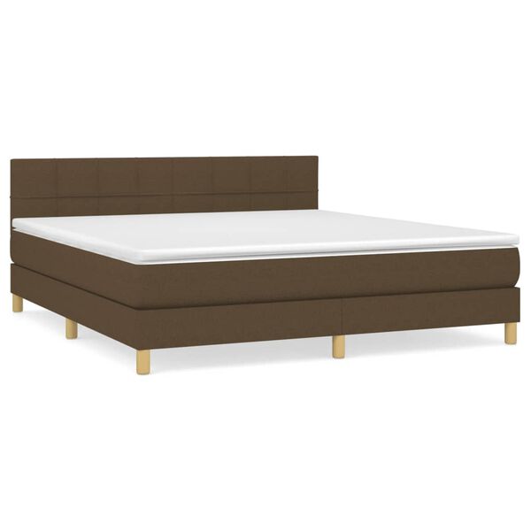 vidaXL &Kappa;&rho;&epsilon;&beta;ά&tau;&iota; Boxspring &mu;&epsilon; &Sigma;&tau;&rho;ώ&mu;&alpha; &Sigma;&kappa;&omicron;ύ&rho;&omicron; &Kappa;&alpha;&phi;έ 160x200 &epsilon;&kappa; &Upsilon;&phi;&alpha;&sigma;&mu;ά&tau;&iota;&nu;&omicron;