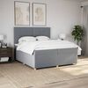 vidaXL &Kappa;&rho;&epsilon;&beta;ά&tau;&iota; Boxspring &mu;&epsilon; &Sigma;&tau;&rho;ώ&mu;&alpha; &Alpha;&nu;&omicron;&iota;&chi;&tau;ό &Gamma;&kappa;&rho;&iota; 200x200 &epsilon;&kappa;. &Upsilon;&phi;&alpha;&sigma;&mu;ά&tau;&iota;&nu;&omicron;