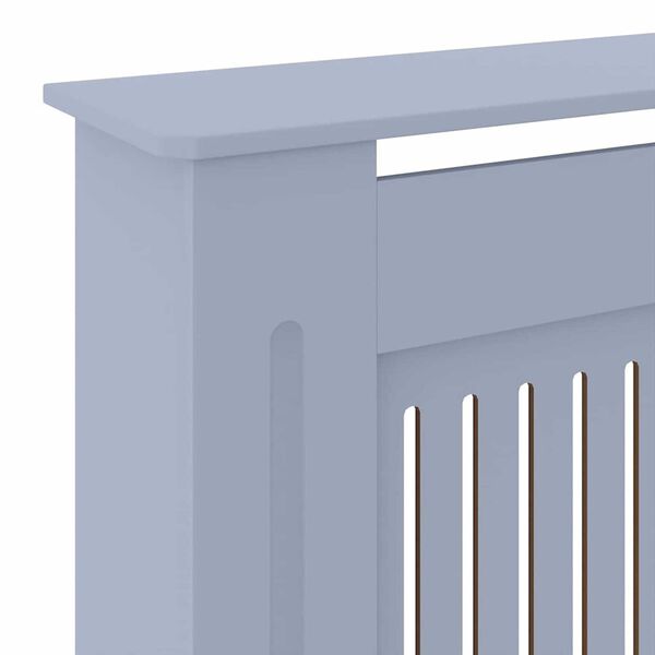 vidaXL Καπάκι Καλοριφέρ 2 pcs Γκρι (142-205) x 20.5 x 81.5 εκ.