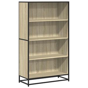 vidaXL &Beta;&iota;&beta;&lambda;&iota;&omicron;&theta;ή&kappa;&eta; Sonoma Oak 80,5x35x139 cm &Xi;ύ&lambda;&iota;&nu;&eta; &kappa;&alpha;&tau;&alpha;&sigma;&kappa;&epsilon;&upsilon;ή