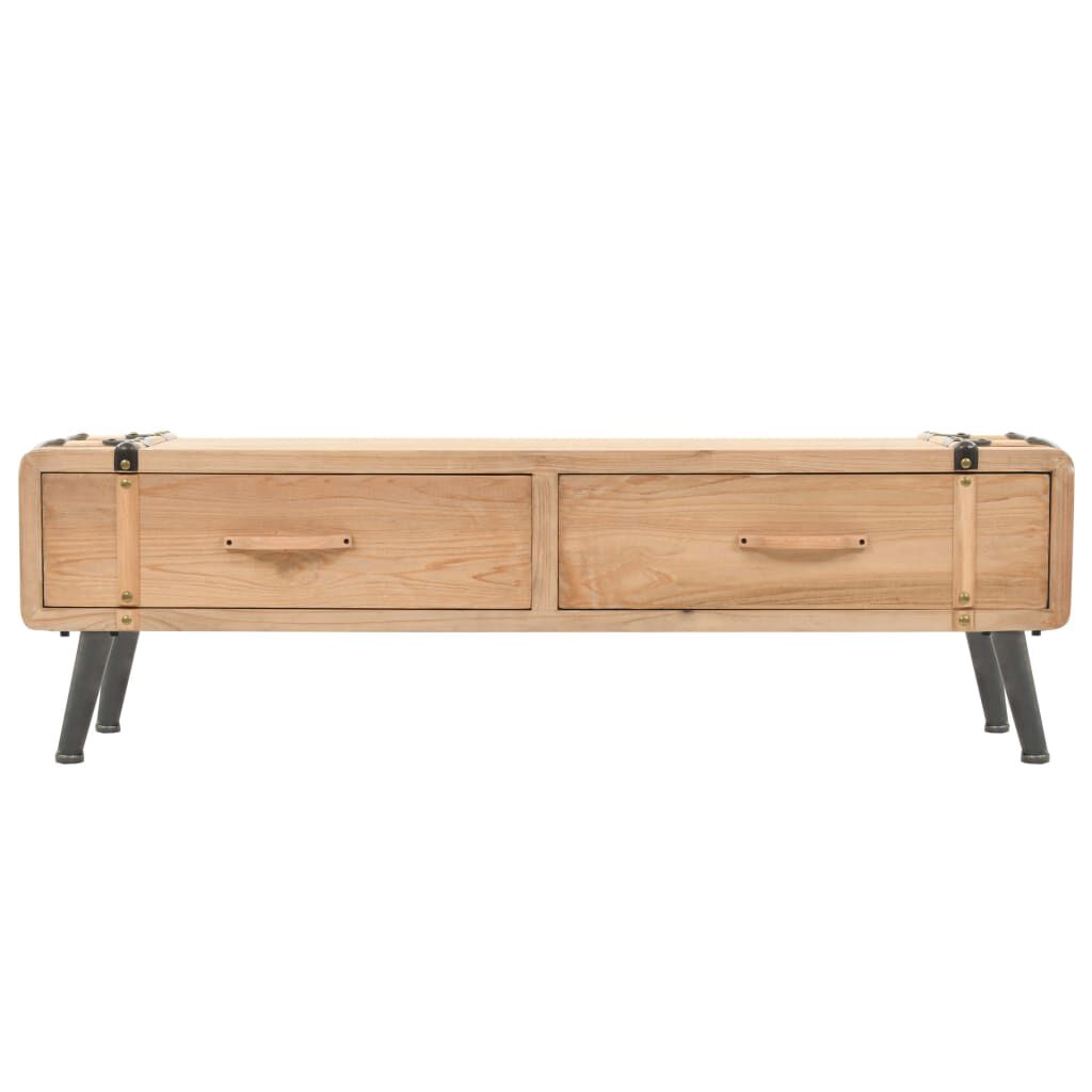 vidaXL Έπιπλο Τηλεόρασης 110 x 33 x 35 εκ. από Μασίφ Ξύλο Ελάτης