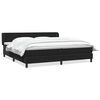 vidaXL &Kappa;&rho;&epsilon;&beta;ά&tau;&iota; Box Spring &mu;&epsilon; &sigma;&tau;&rho;ώ&mu;&alpha;&tau;&alpha; &Mu;&alpha;ύ&rho;&omicron; 200x220 cm &Beta;&epsilon;&lambda;&omicron;ύ&delta;&iota;&nu;&omicron;