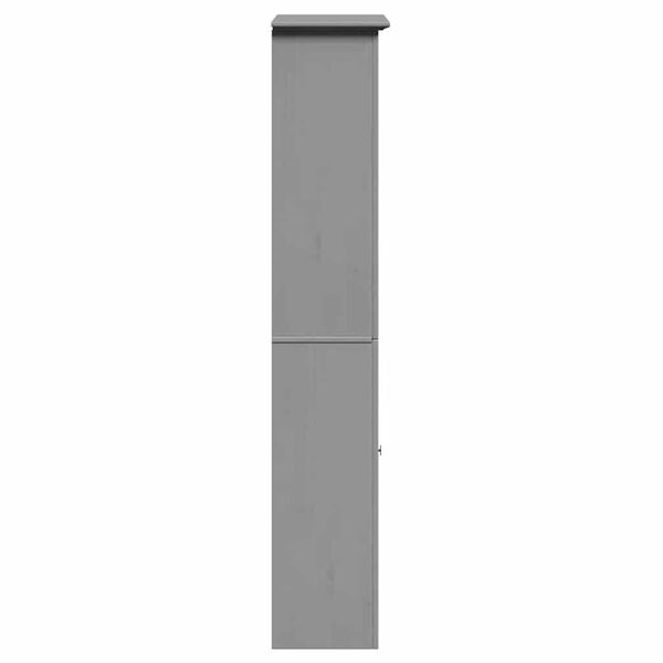 vidaXL Ντουλάπι μπάνιου BODO Γκρι 44x30x160 cm