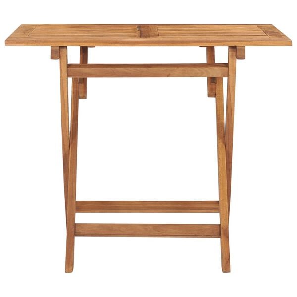 vidaXL &Sigma;&epsilon;&tau; &Tau;&rho;&alpha;&pi;&epsilon;&zeta;&alpha;&rho;ί&alpha;&sigmaf; &Epsilon;&xi;. &Chi;ώ&rho;&omicron;&upsilon; &Pi;&tau;&upsilon;&sigma;&sigma;ό&mu;&epsilon;&nu;&omicron; 5 &tau;&epsilon;&mu;. &alpha;&pi;ό &Mu;&alpha;&sigma;ί&phi; &Xi;ύ&lambda;&omicron; Teak