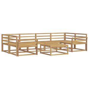vidaXL &Sigma;&epsilon;&iota;&rho;ά &Kappa;&alpha;&nu;&alpha;&pi;έ &Epsilon;&xi;&omega;&tau;&epsilon;&rho;&iota;&kappa;&omicron;ύ 7 pcs &Lambda;&epsilon;&upsilon;&kappa;ό
